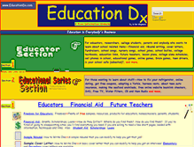 Tablet Screenshot of educationdx.com